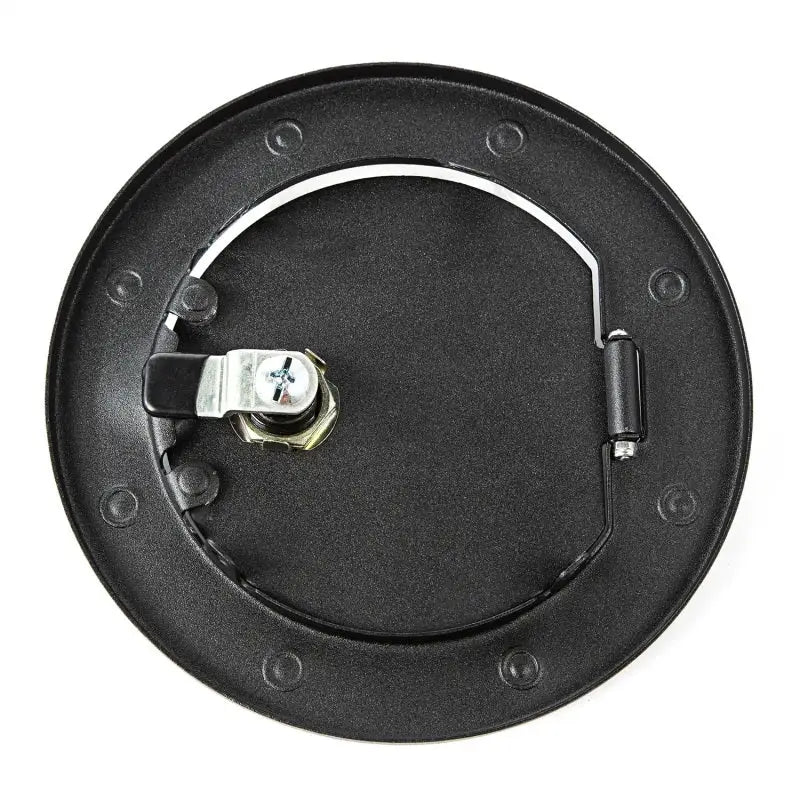 Rugged Ridge textured black gas cap door for Jeep Wrangler