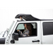 Woman sitting in white truck - Rugged Ridge Voyager Soft Top for Jeep Wrangler JKU