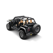 Rugged Ridge 07-21 Wrangler JK/JL 4-Door Interior Storage Rack in Black and Gold