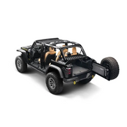 Rugged Ridge 4-Door Interior Storage Rack with Black Jeep