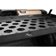 Rugged Ridge 4-Door Interior Storage Rack with Cargo Tray Open