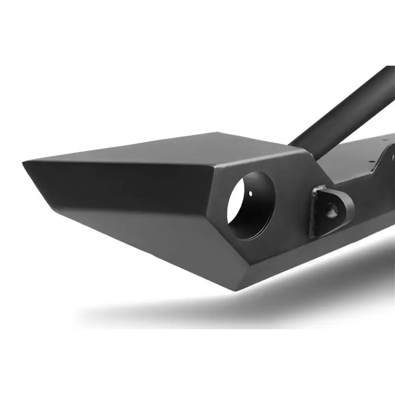 Rugged Ridge Rock Rage Front Bumper with Black Hitch and Handle for Jeep Gladiator Crew Cab