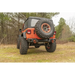 Rugged Ridge Jeep Wrangler JL Arcus Rear Bumper with Orange Wheels