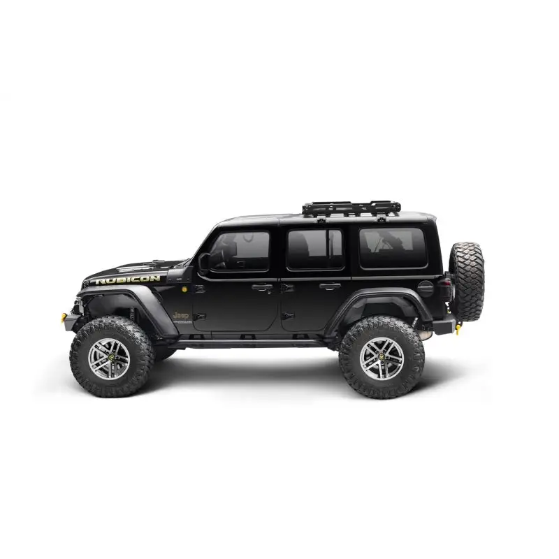 Black Rugged Ridge Jeep Wrangler JL with fender flare delete kit