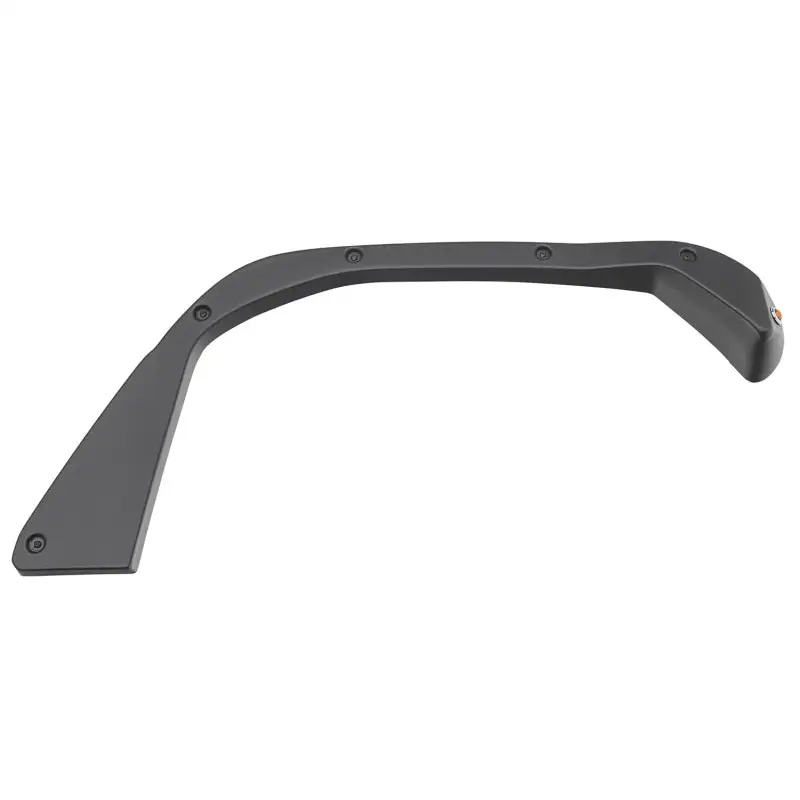 Black plastic door handle for Rugged Ridge Jeep Wrangler JL fender flare delete kit.