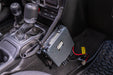 Rugged ridge race radio mount steering controls connected to steering