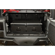 Rugged Ridge cargo storage drawers for Jeep Wrangler JL trunk compartment