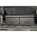 Rugged Ridge Jeep Wrangler JL Cargo Storage Drawers in trunk compartment of car