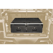 Rugged Ridge Jeep Wrangler JL Cargo Storage Drawers in a trunk box