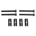 Rugged Ridge black plastic screws and bolts for Wrangler JL Unlimited.