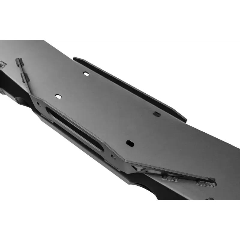 Rugged Ridge XOR Stubby Front Bumper metal plate latch