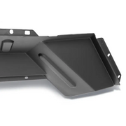 Black plastic front bumper cover for Rugged Ridge 20-22 Jeep Gladiator Max Terrain Fender Flares