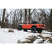 Jeep parked in snow with Rugged Ridge Max Terrain Fender Flares