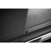 Rugged Ridge Armis Tonneau Cover with Max Track - door handle open with small black arrow
