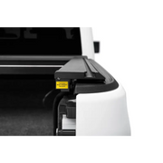Rugged Ridge 20-22 Jeep Gladiator tonneau cover with yellow label and max track.