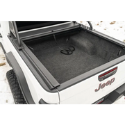 Rugged Ridge Armis Tonneau Cover with Max Track for Jeep Gladiator without Trail Rail Sys - Tex. Blk