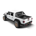 White truck with black tonneau cover - Rugged Ridge Armis Max Track for Jeep Gladiator without Trail Rail Sys