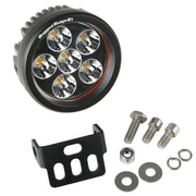Rugged Ridge 3.5 Inch Round LED Light with Mounting - 18 Watt