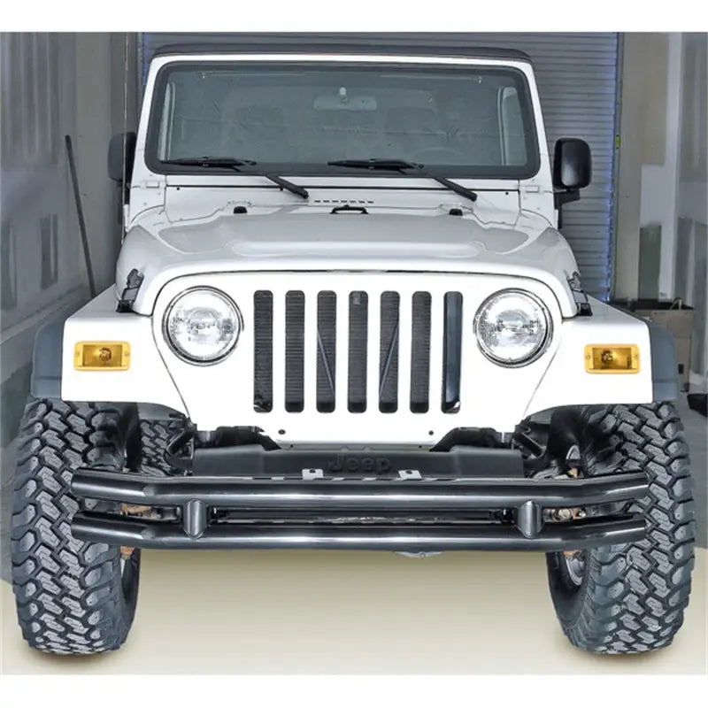 Rugged Ridge 3in Double Tube Bumper for Jeep CJ / Wrangler