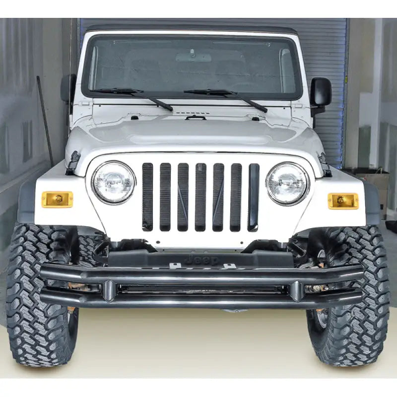 Rugged Ridge 3in Double Tube Bumper for 76-06 Jeep CJ / Jeep Wrangler