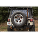 Rugged Ridge 3rd Brake Light LED Ring featuring rear of a jeep with tire cover