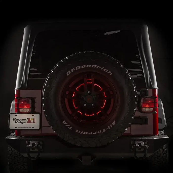 Rugged Ridge 3rd Brake Light LED Ring with Red LED for Jeep