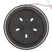 Rugged Ridge 3rd Brake Light LED Ring with black plastic button and white dots.