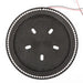 Rugged Ridge 3rd Brake Light LED Ring with black plastic button and white dots.