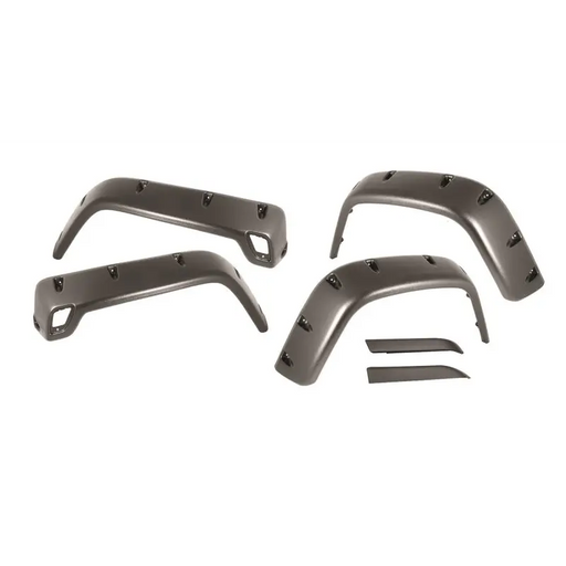 Rugged Ridge Fender Flare Kit for 97-06 Jeep Wrangler, featuring fenders and blades.