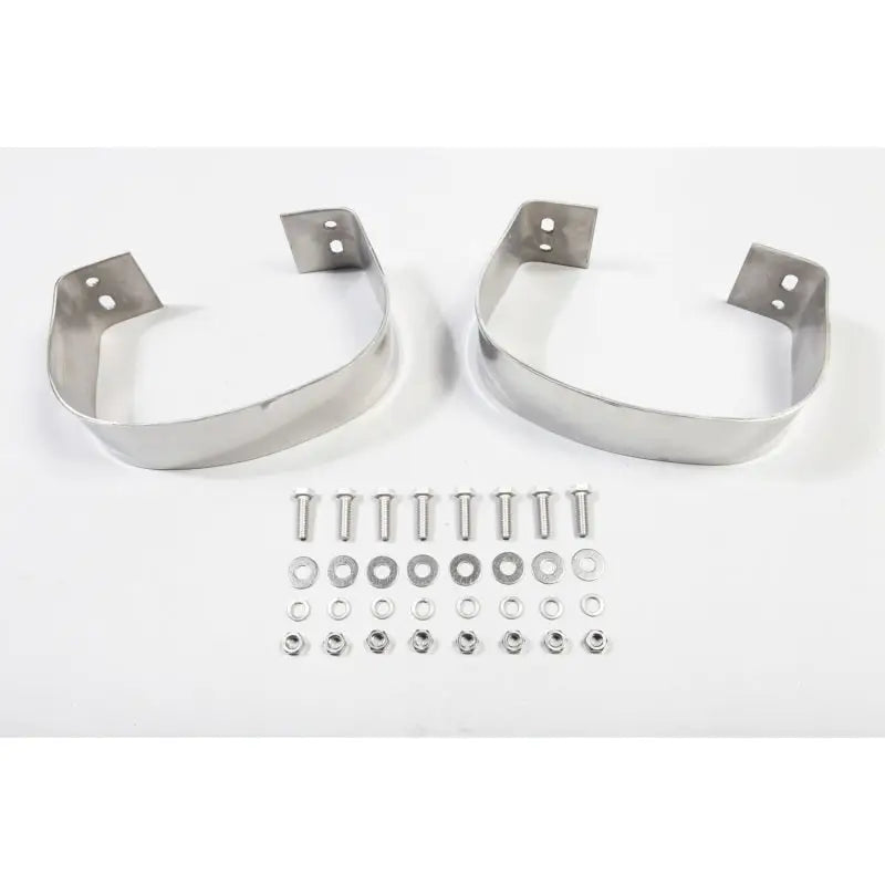 Stainless steel Jeep Wrangler rear bumperettes.