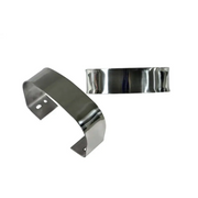 Stainless steel rear bumperettes for Jeep Wrangler CJ - Rugged Ridge 76-95 model