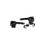 Rugged Ridge Jeep Cherokee XJ Tow Hooks & Frame Bracket, black front bracket for car