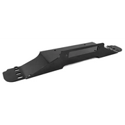 Black plastic bracket for rear bumper on Rugged Ridge 87-06 Jeep Wrangler YJ/TJ Raised Winch Plate
