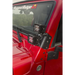 Rugged Ridge black dual A-pillar light mount for Jeep Wrangler TJ