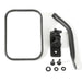 Quick release textured black handlebar for Jeep Wrangler mirror kit