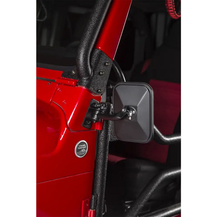 Rugged Ridge 97-18 Jeep Wrangler front door handle mounted on jeep