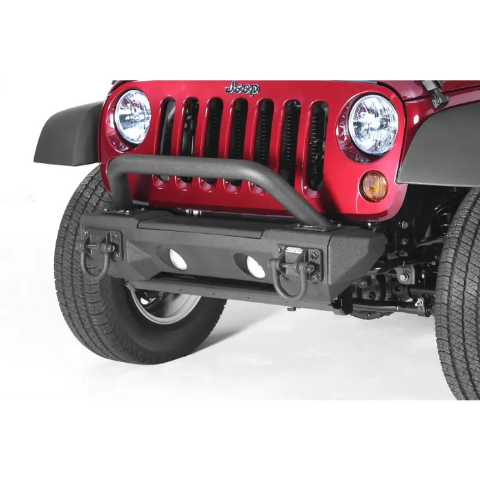 Rugged Ridge red jeep with light bar - perfect for Jeep Wrangler and Ford Bronco enthusiasts