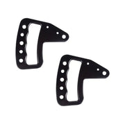 Rugged Ridge aluminum grab handles for Jeep Wrangler in black color.