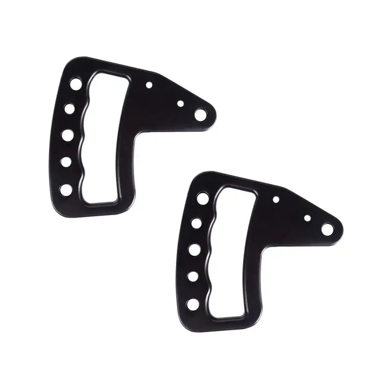 Rugged Ridge aluminum grab handles for Jeep Wrangler in black color.