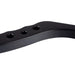 Rugged Ridge Aluminum Grab Handles Rear Pair Black for Jeep Wrangler - handle detail.