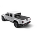 White truck black top Rugged Ridge Armis Hard Folding & LINE-X Bed Cover 2020 JT