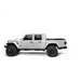 White Jeep with black bumper and wheels - Rugged Ridge Armis Retractable Locking Bed Cover for Jeep Gladiator JT
