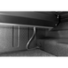 Black metal shelf handle on Rugged Ridge Armis Retractable Locking Bed Cover Jeep Gladiator JT
