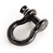 Rugged Ridge Black 9500lb D-Ring with Metal Hook