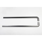 Rugged Ridge Body Tub Rail for Jeep Wrangler TJ - Black Handle