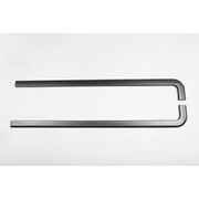 Black handle for Rugged Ridge Body Tub Rail Body Armor 97-06 Jeep Wrangler TJ