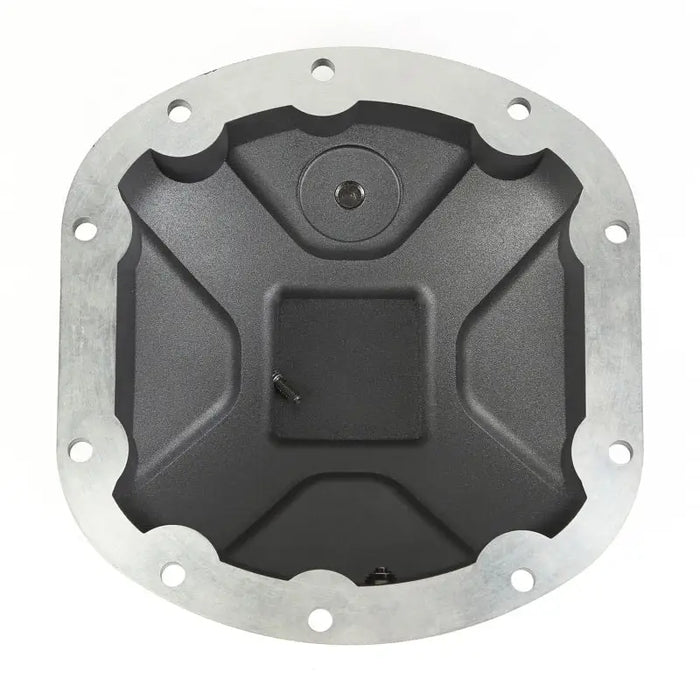Rugged Ridge Boulder Aluminum Differential Cover Dana 30 Black - durable black plastic cover with hole