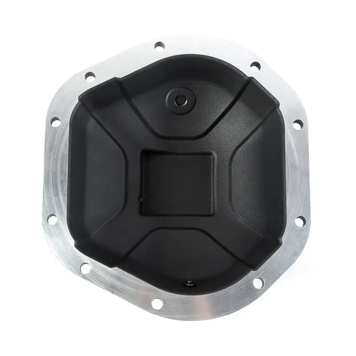 Rugged Ridge Boulder Aluminum Differential Cover Dana 44 Black with white background
