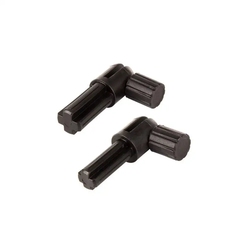 Rugged Ridge Bow Knuckle Kit Soft Tops 97-18 Jeep Wrangler TJ/JK - Pair of Black Plastic Screws