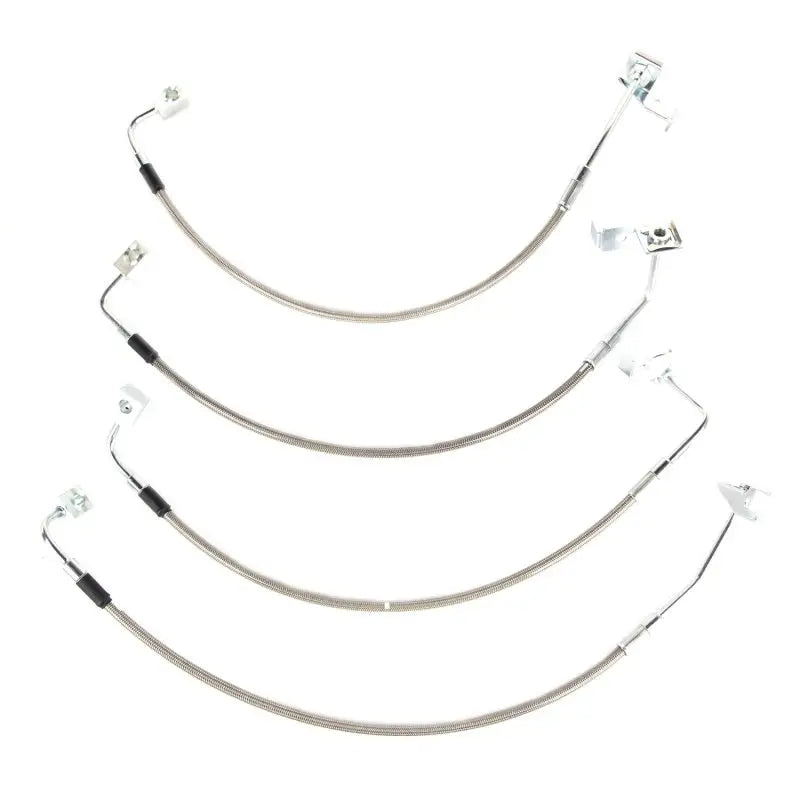 Stainless steel wire brake hose kit for Jeep Wrangler